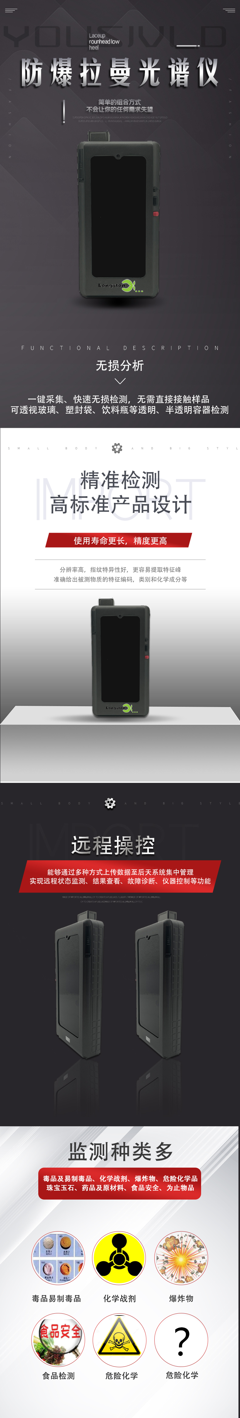 手持式爆炸物拉曼光谱分析仪LST8000